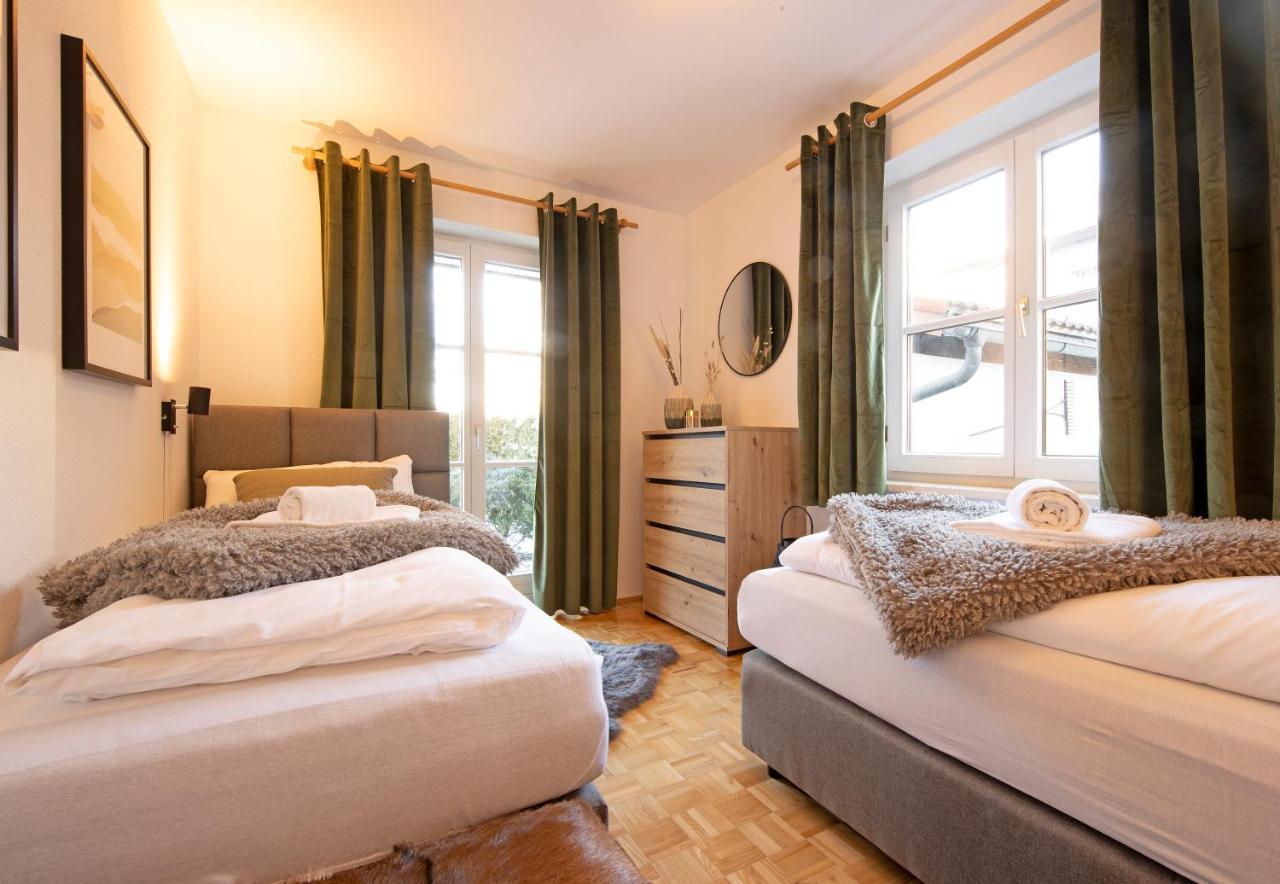 'chalet-style' Ruhige & Zentrale 3-raum-suite Direkt Am Kurpark * Oberstdorf